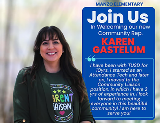 Join us in welcoming our new community Rep Karen Gastelum